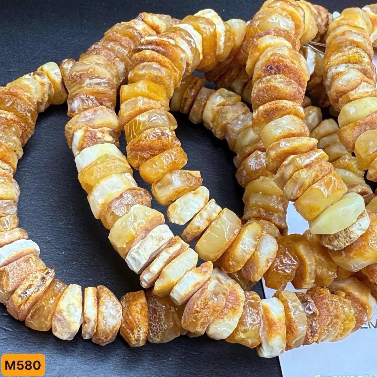 Lắc Tay Hổ Phách Thô Bánh Xe - M580_thumbnail_1