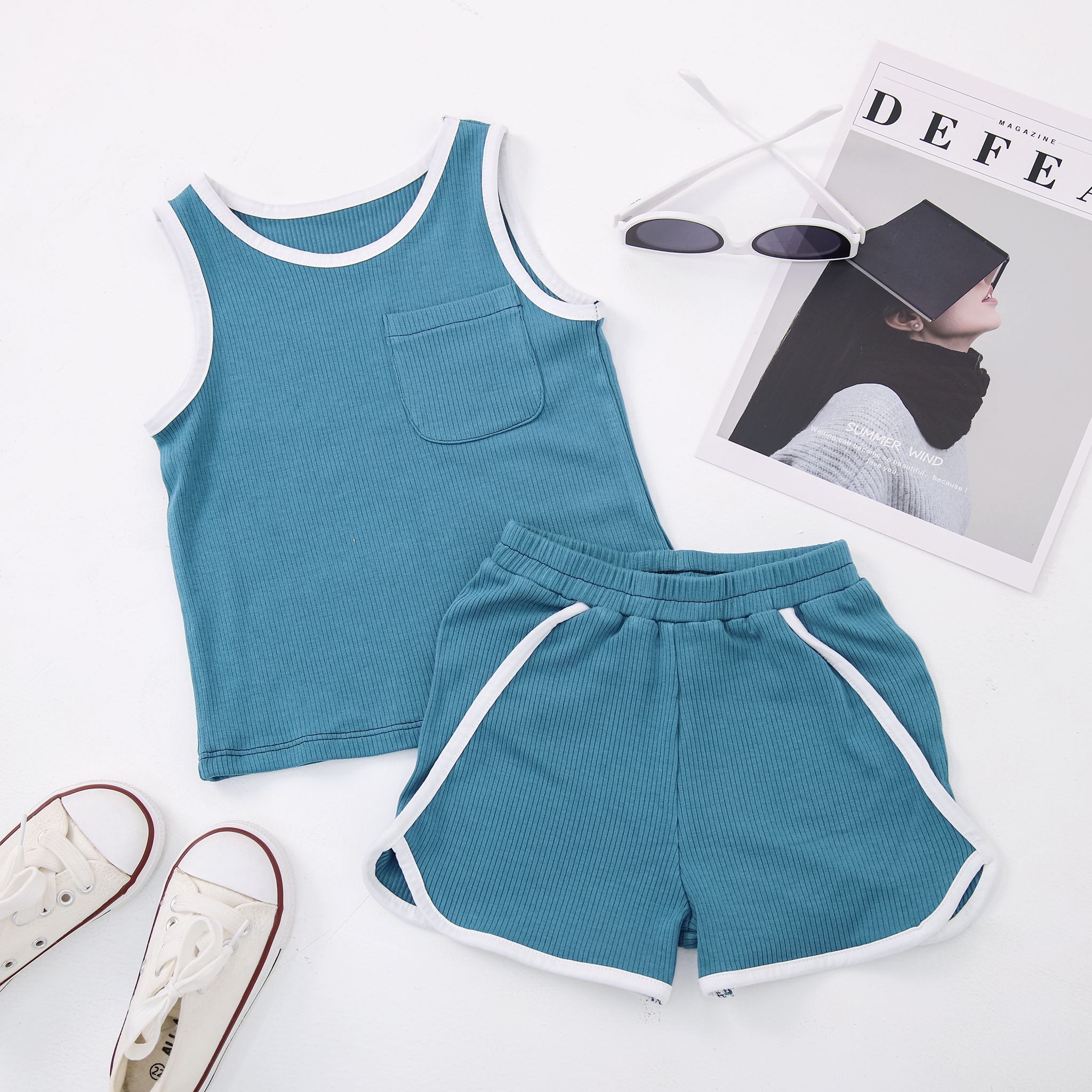 Bộ ba lỗ unisex phối viền_thumbnail_2