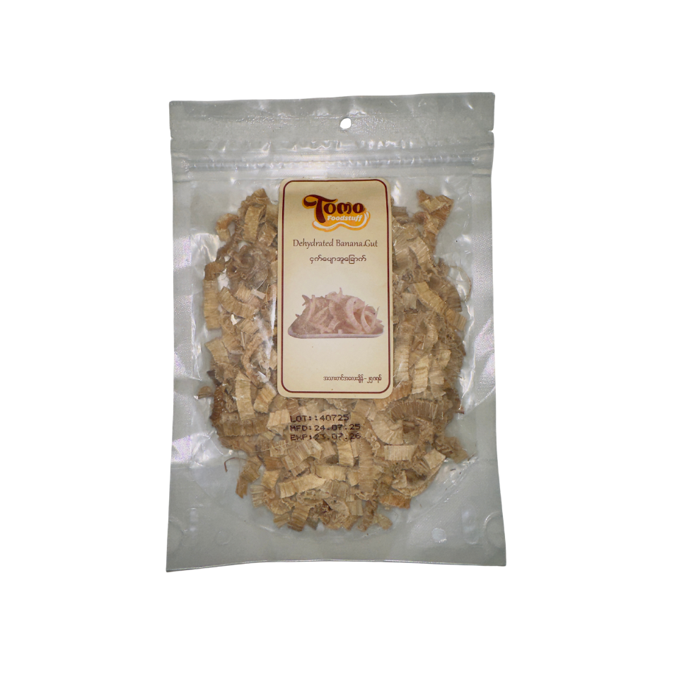 Tomo ငှက်ပျောအူခြောက်