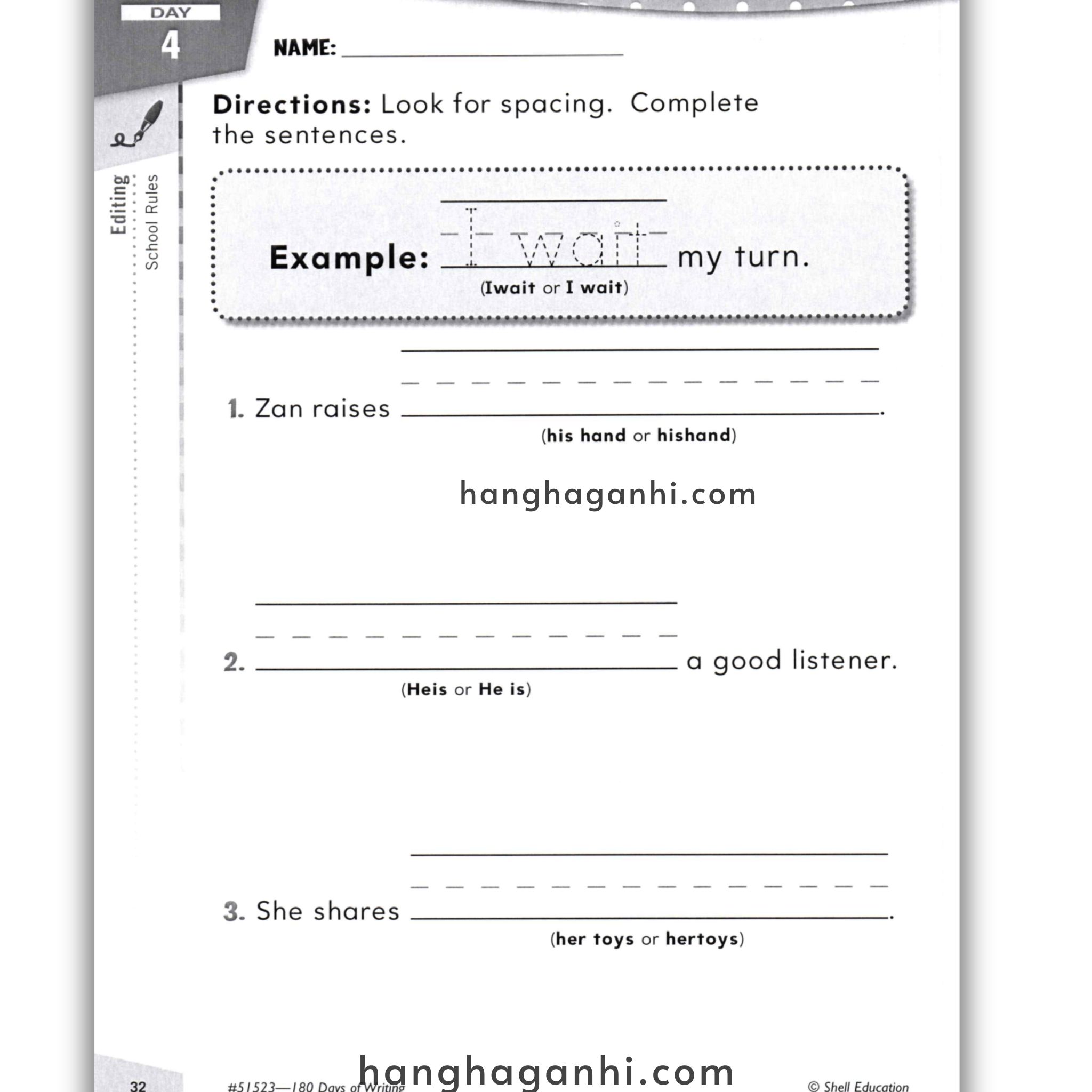 Sách 180 Days Of Writing Grade K_thumbnail_3