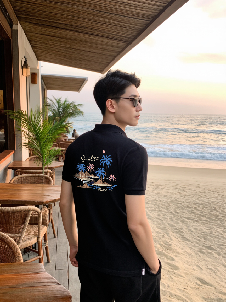 Áo polo nam big size form vừa 2185 Miucho Iconic vải cá sấu polyester co giãn thoáng mát in mix_thumbnail_6