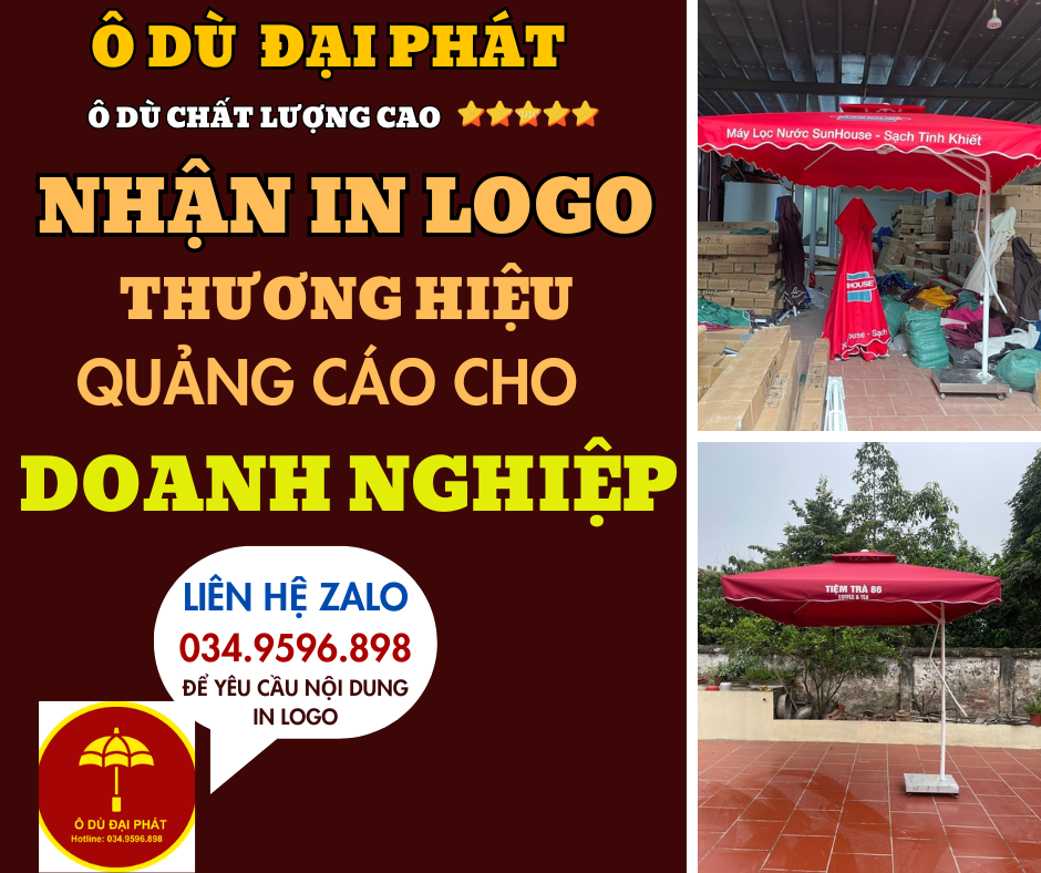 ô dù quảng cáo