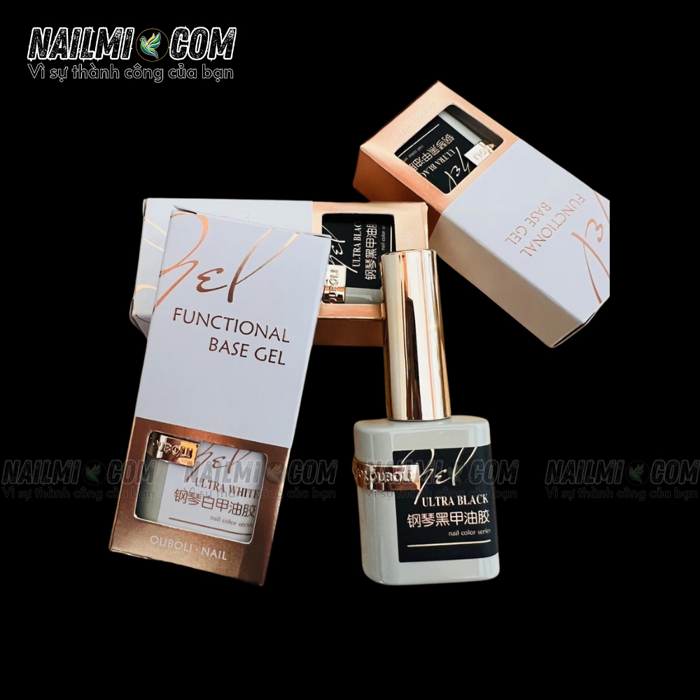 Sơn gel lẻ - màu đen - OUBOLI 15ml_thumbnail_1