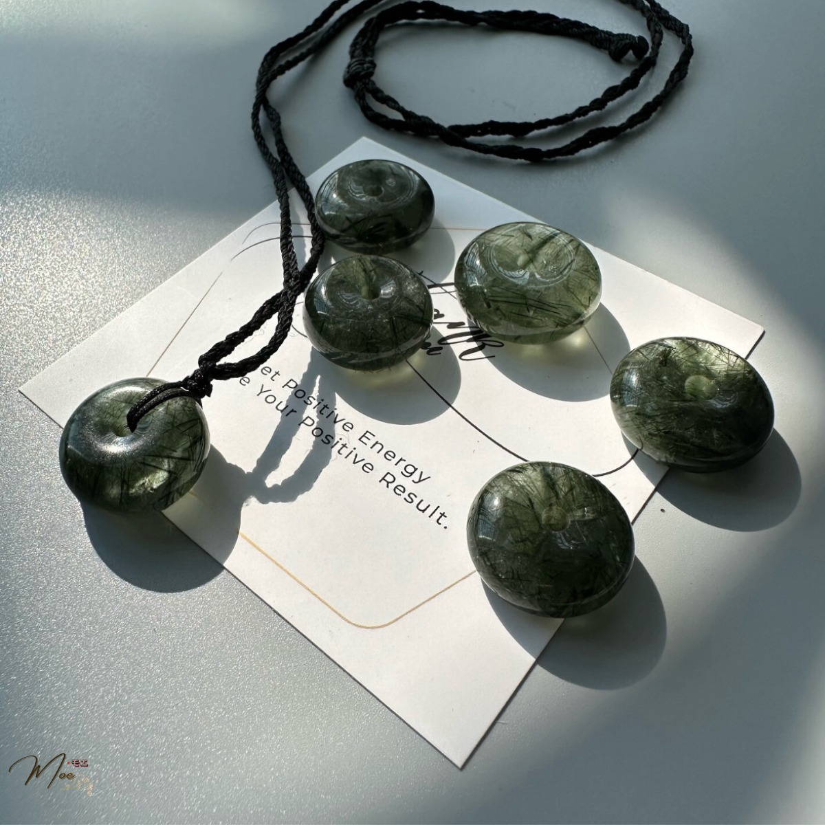 D251 - Dây chuyền đồng điếu đá tự nhiên mix dây dù_thumbnail_4