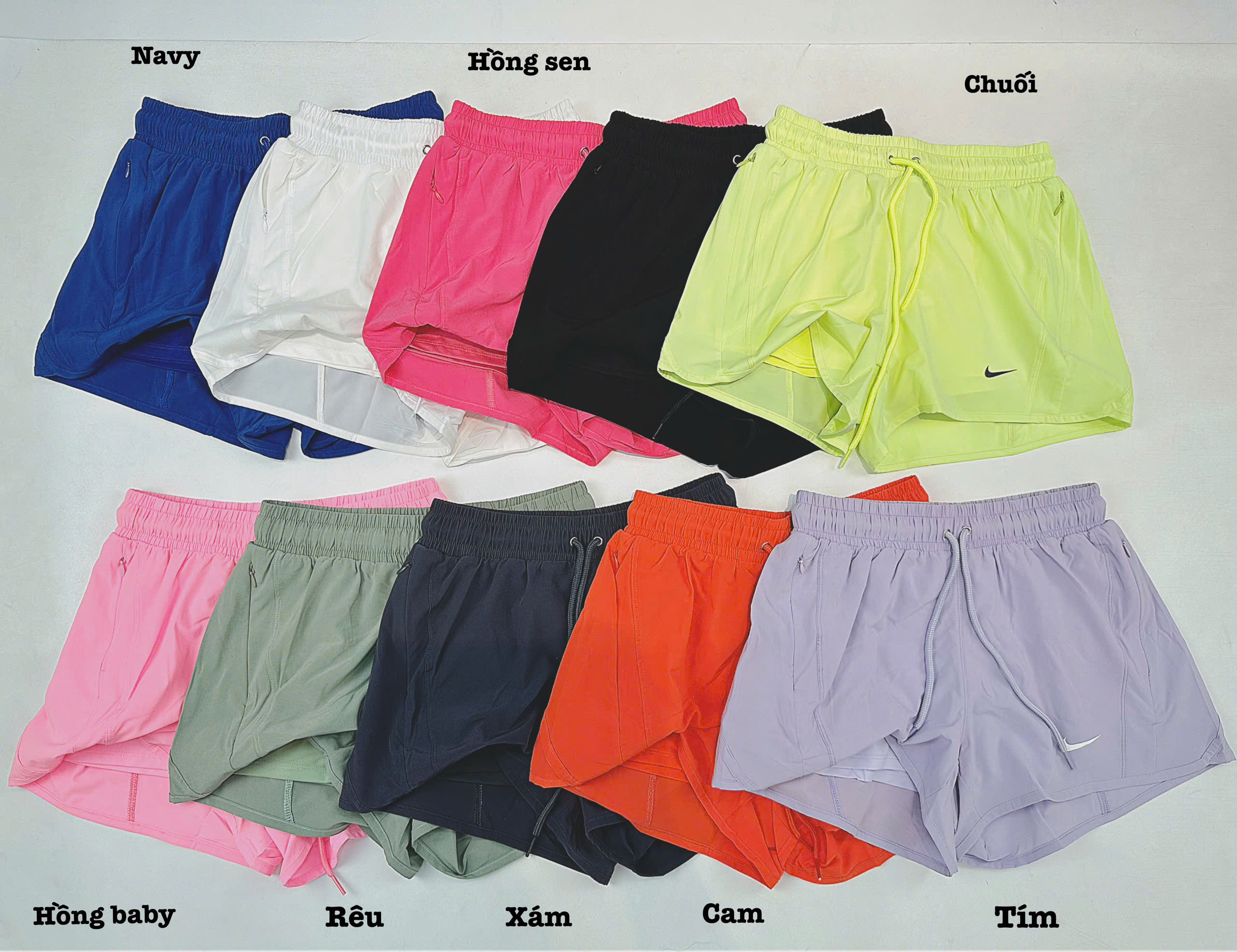 Quần Đùi Thể Thao Dáng Boxer 2 Lớp NK Túi Khoá_thumbnail_42