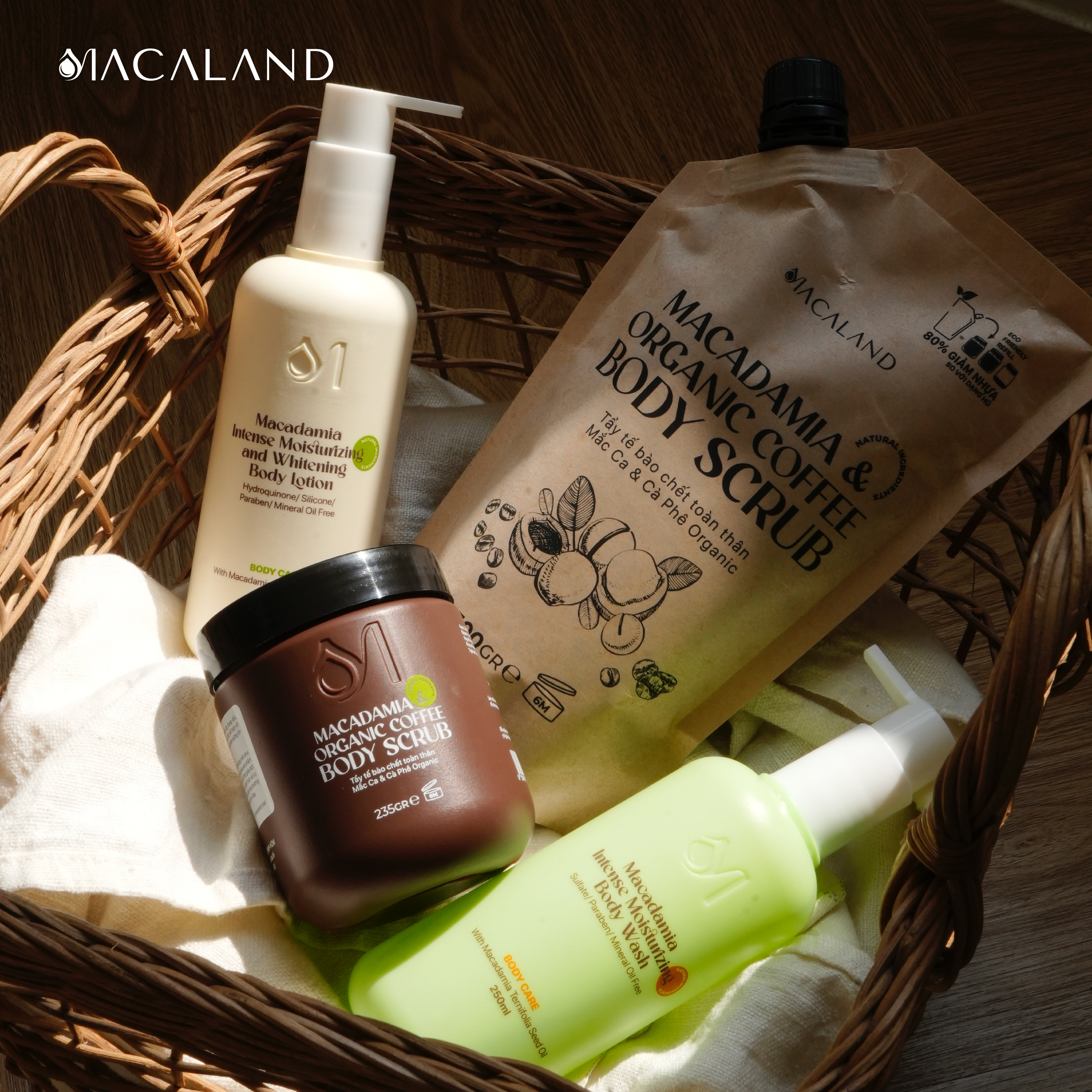 Sữa Tắm Dưỡng Ẩm Mắc Ca MACALAND 250ml Không Sulfate, Cấp Ẩm, Dưỡng Da Sáng Mịn_thumbnail_6