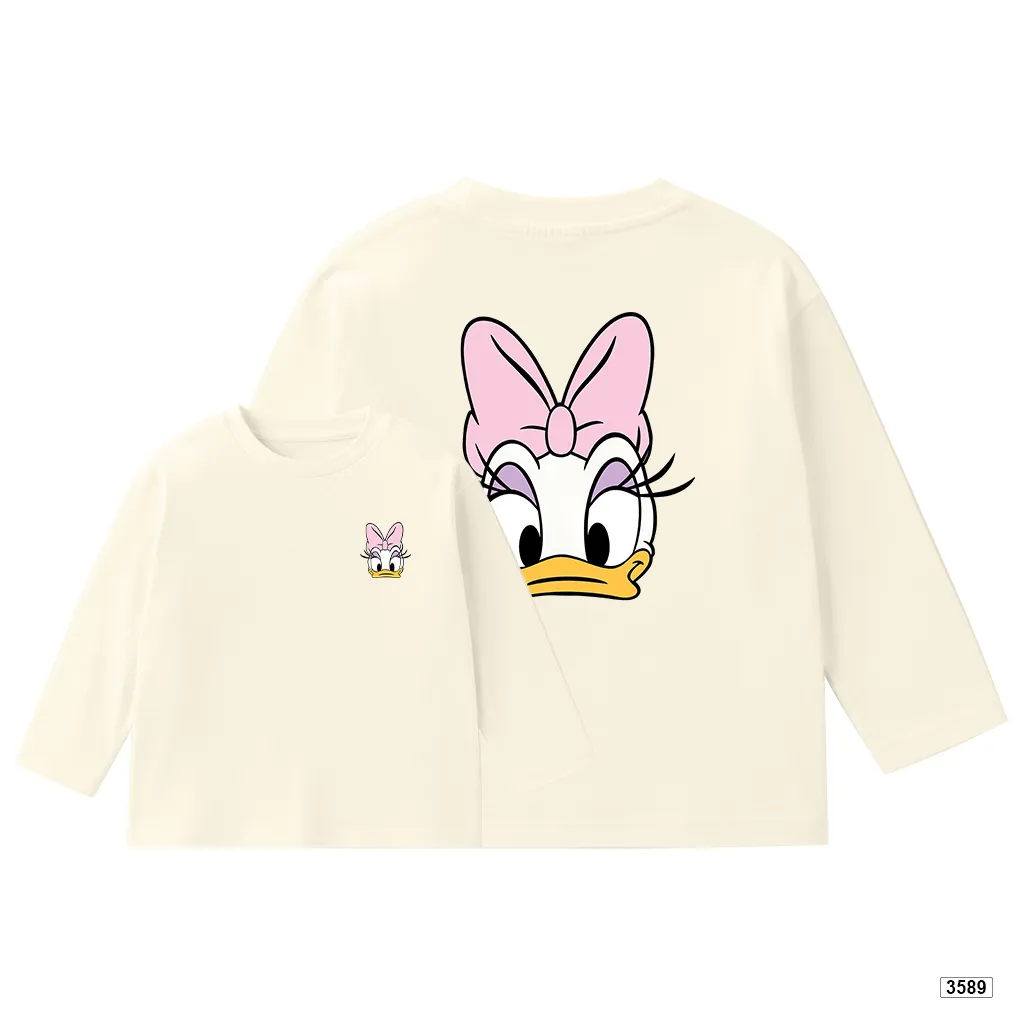 Áo thun trẻ em tay dài form rộng thiết kế hoạt hình dễ thương Kado 3589_thumbnail_8