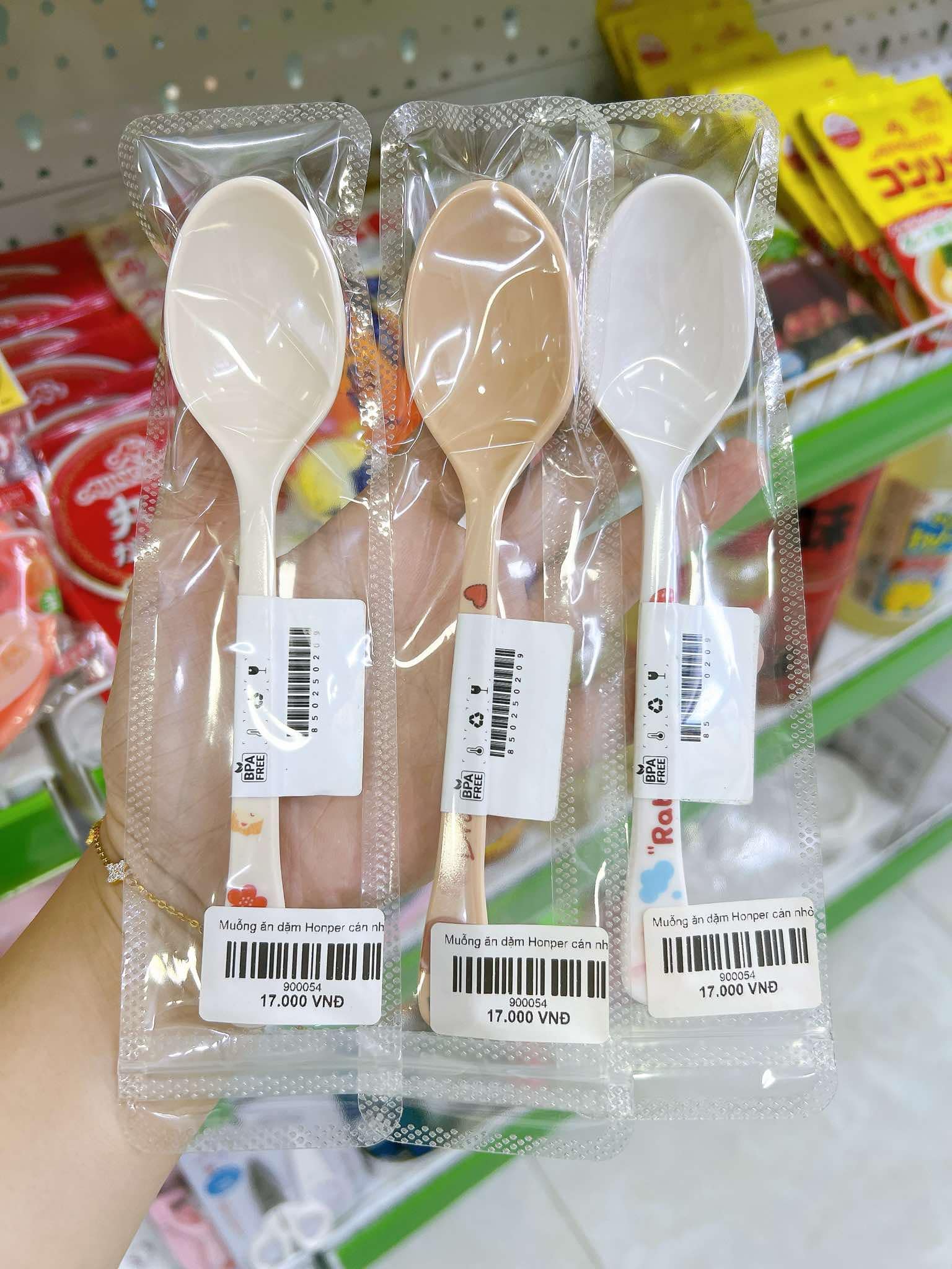 Muỗng ăn dặm Honper cán nhỏ