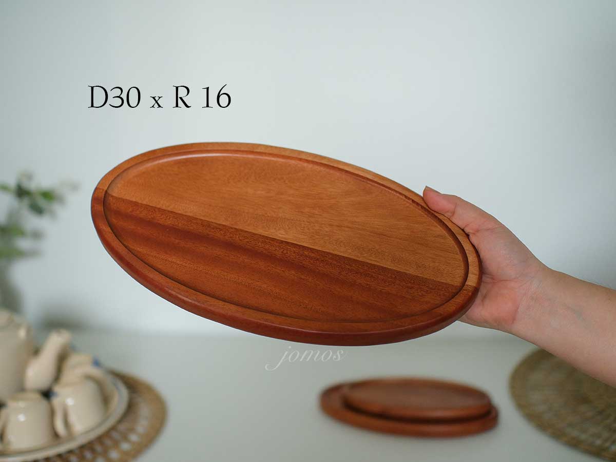 Khay gỗ hình elip 16x30cm J000390_thumbnail_0