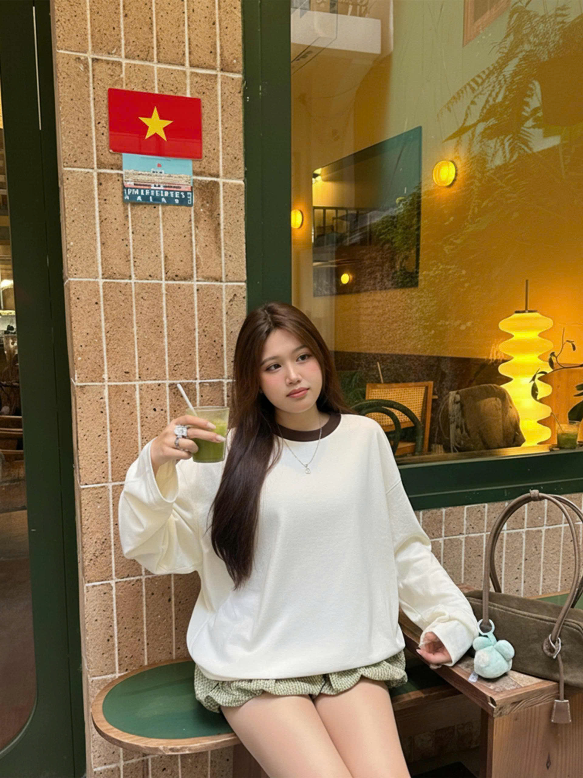 Áo thun boxy tay dài unisex Miucho chất vải thoáng mát mềm mại phối cổ mix màu AT00061_thumbnail_6