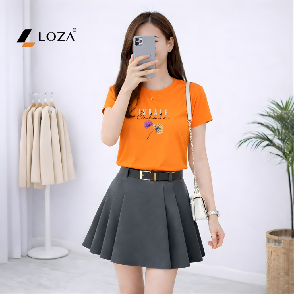 [Form vừa] Áo phông nữ dáng vừa hình hoa Exhale - Loza VT8486_thumbnail_8