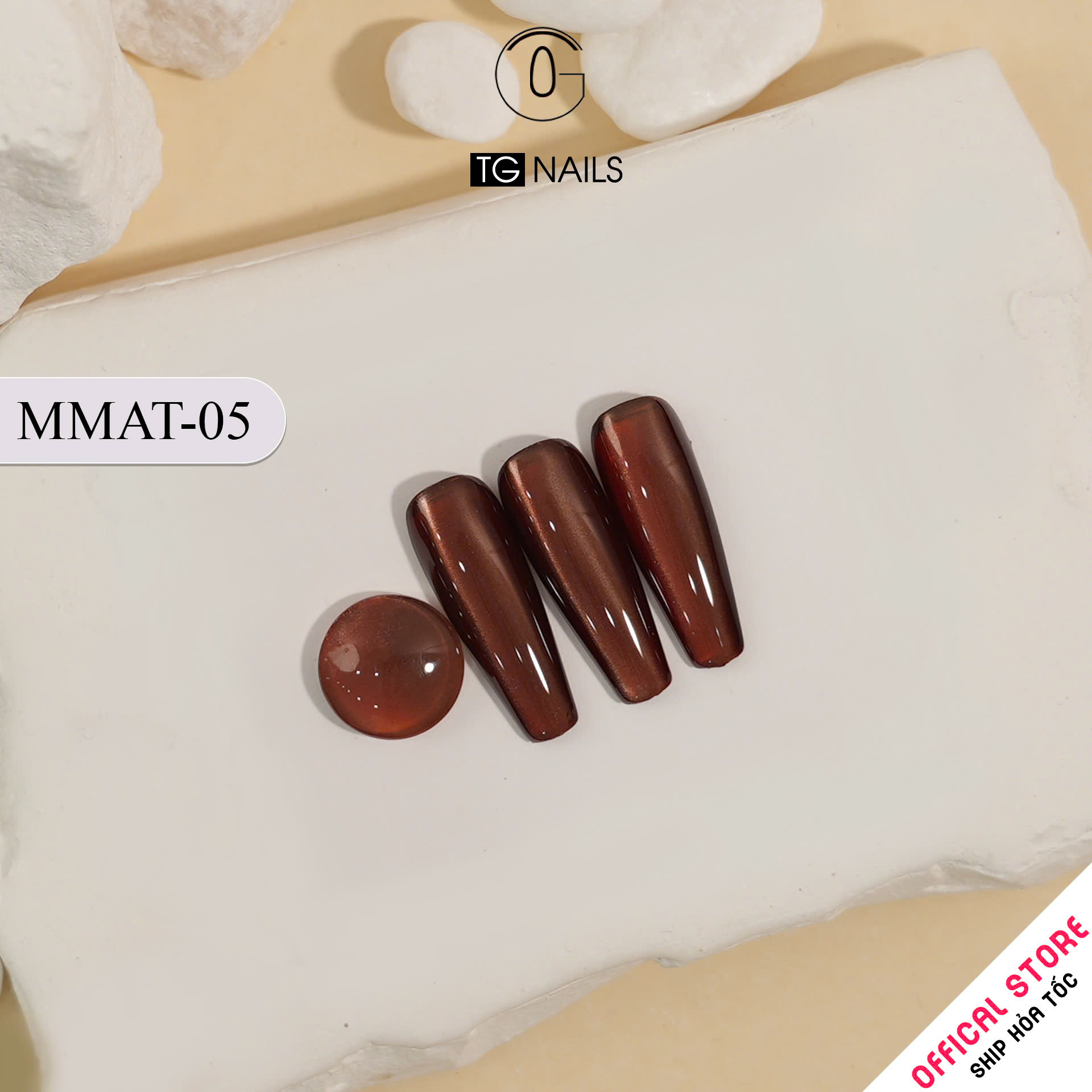 Sơn móng gel TG. Dung tích: 15ml/ lọ. Nhãn hàng TG nail._thumbnail_6