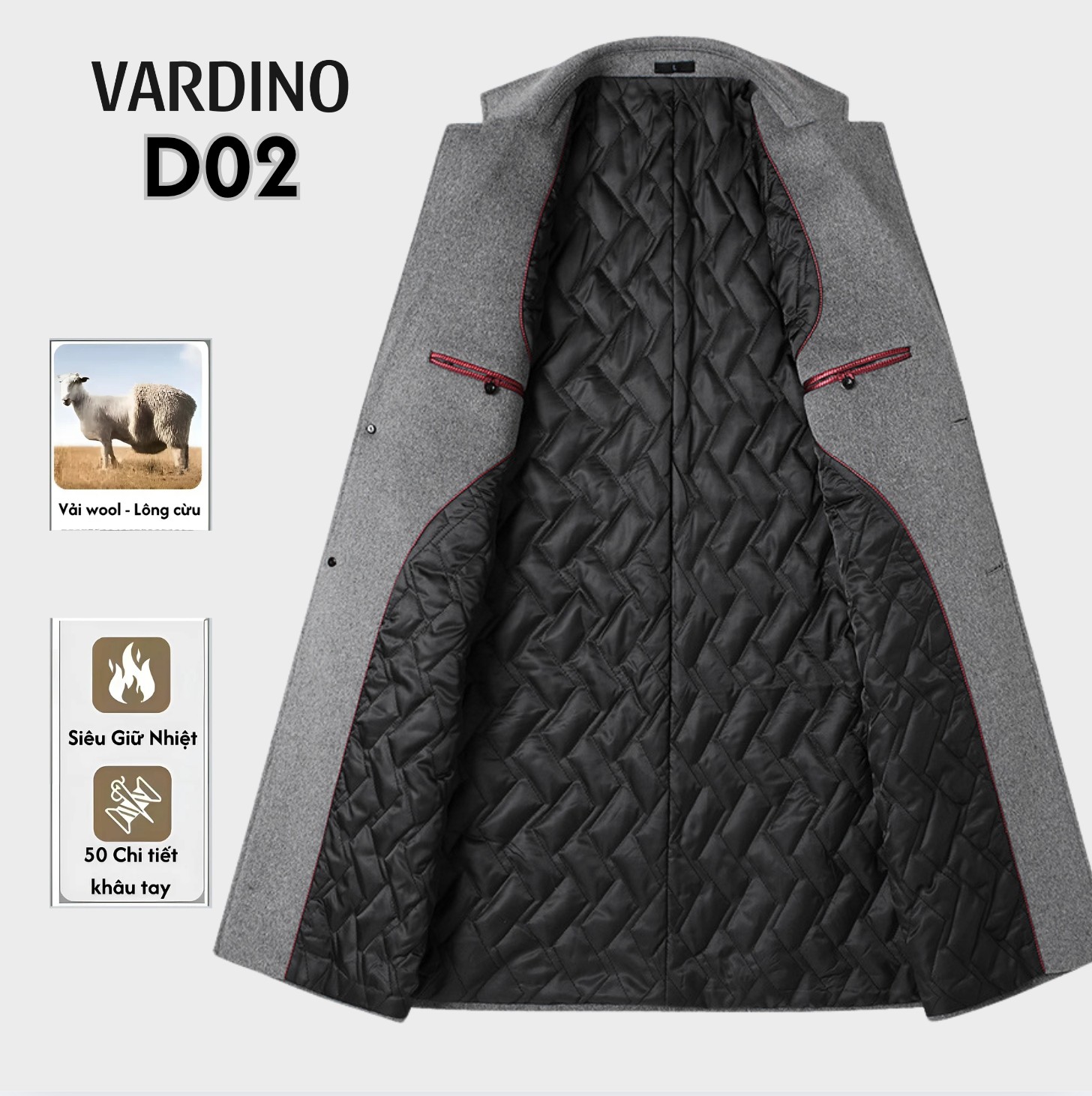 Áo khoác Mangto dáng dài lông cừu 2 lớp D02_thumbnail_3