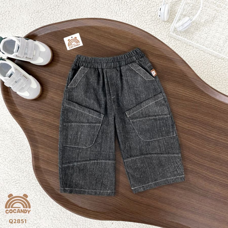 Quần dài ĐEN 2 túi kép_thumbnail_1