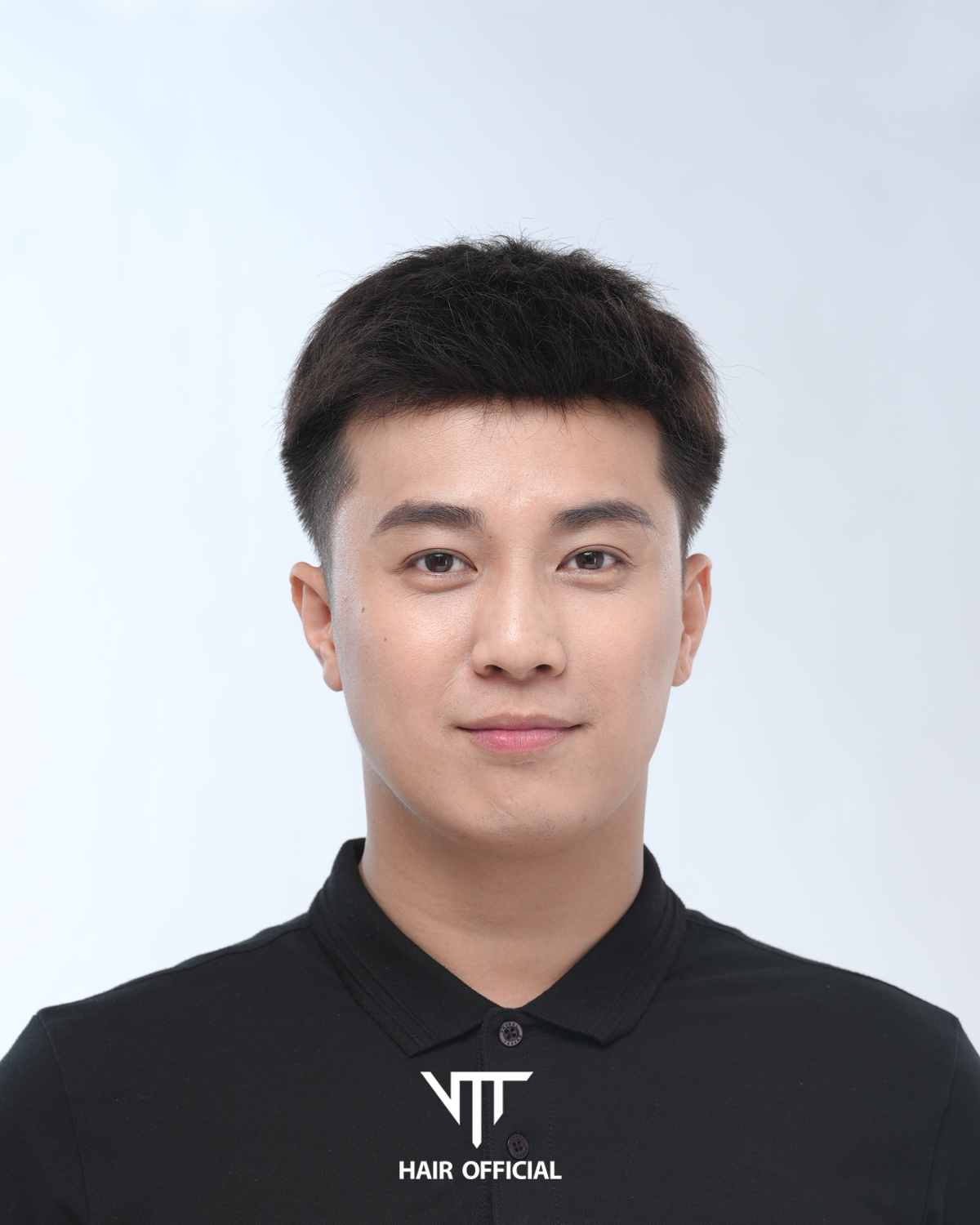 Tóc giả nam Sport ngắn ngọn cho tóc hói làm từ tóc thật