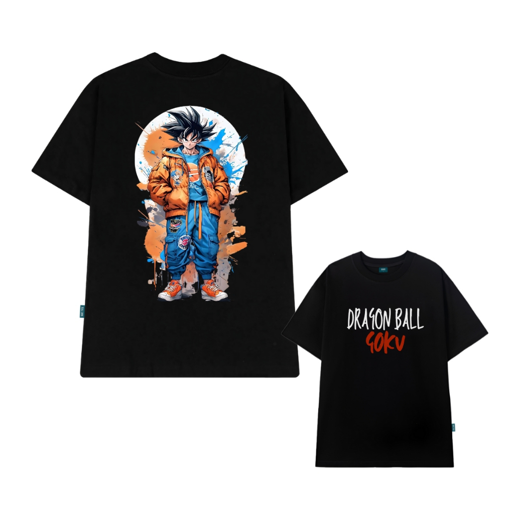 Áo thun nam local brand 𝐖𝐞 𝐓𝐞𝐞 Dragon Ball Goku dáng oversize form rộng - T023_thumbnail_4
