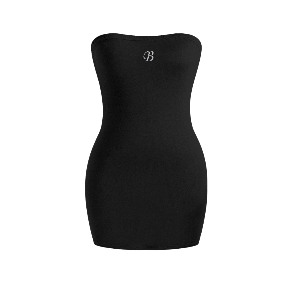 Đầm ống body tôn dáng basic 2497 Beezy vải visco 100% mềm mại thoáng mát, hack dáng in typography_thumbnail_0