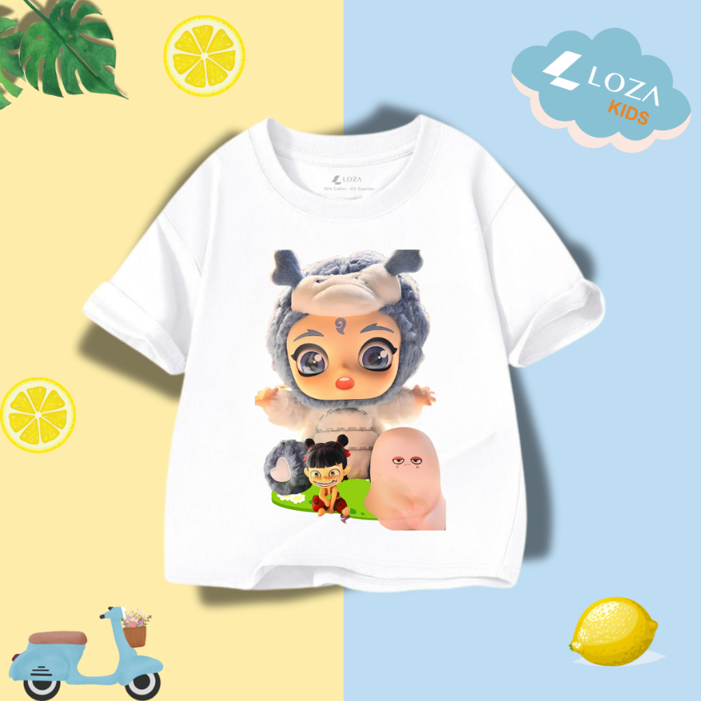 Áo thun cho bé trai, bé gái in hình Natra  - Loza Kids AT052_thumbnail_3