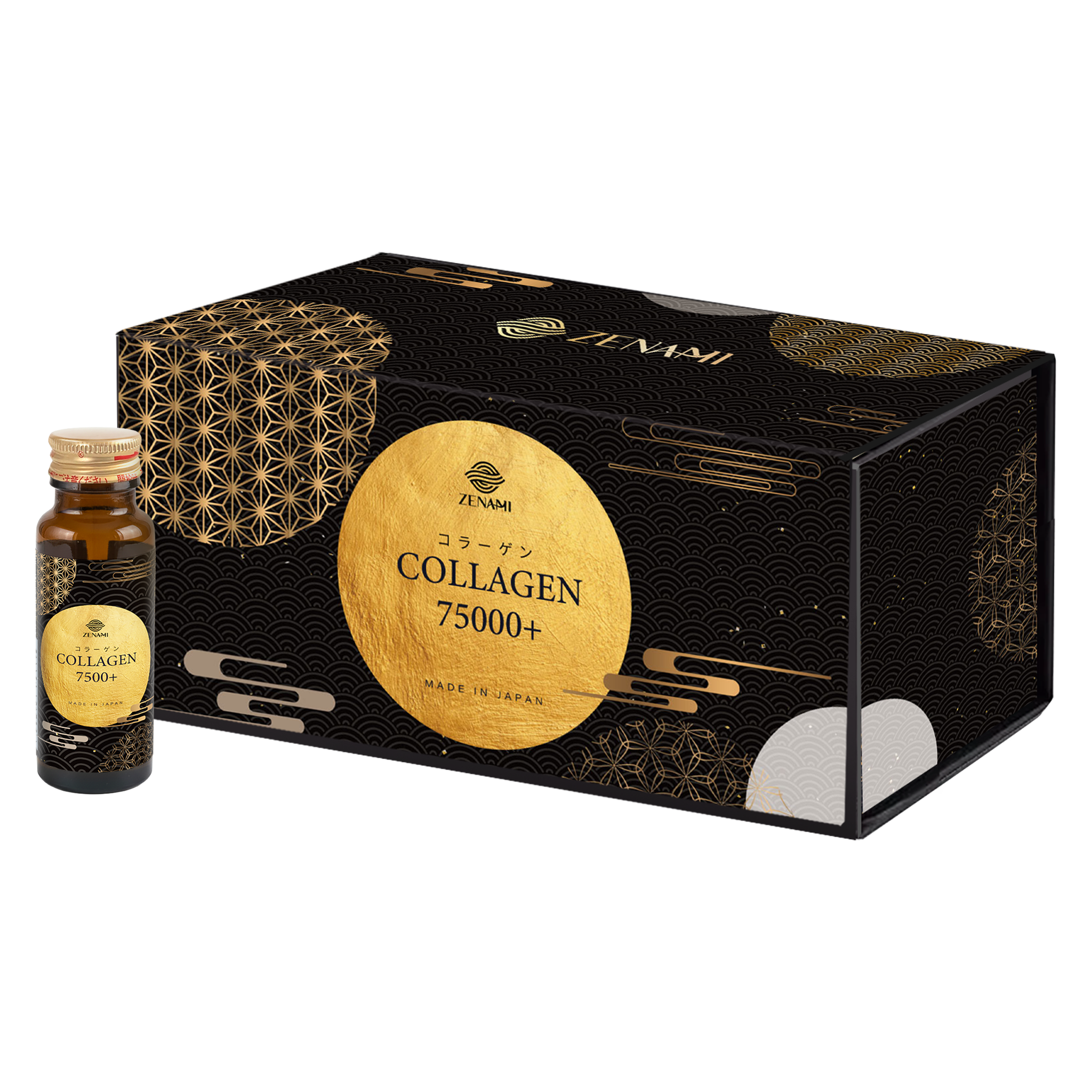 Nước uống Collagen 75000+ - Hộp 10 chai (50ml/chai)_thumbnail_2