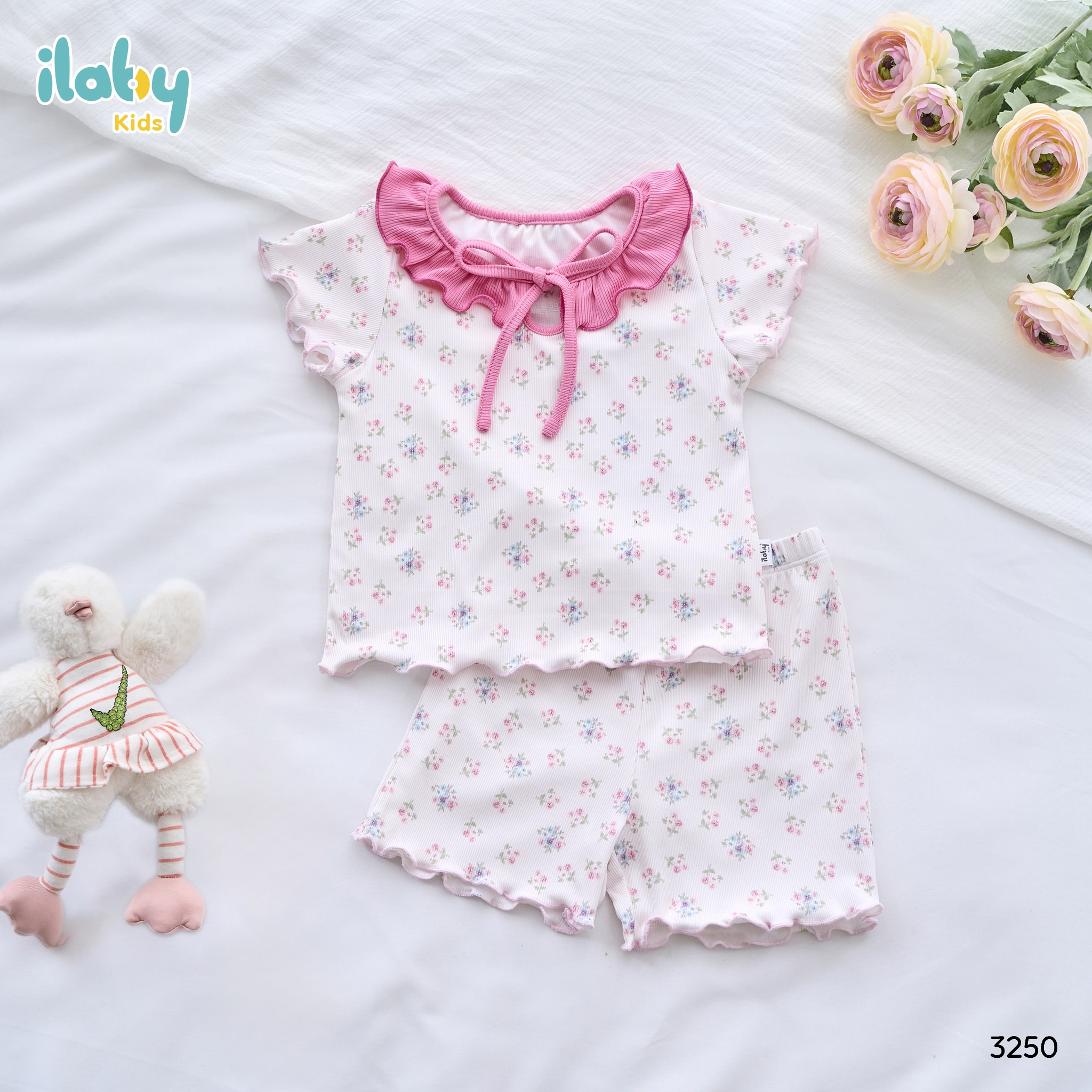 Bộ thun tăm hoa cổ bèo