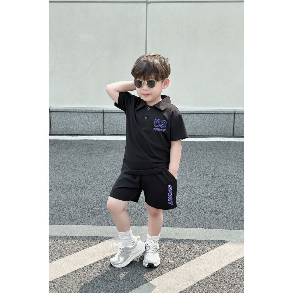 Bộ đồ bé trai in hình 'Số 09 Sport' - Loza Kids BO247_thumbnail_5