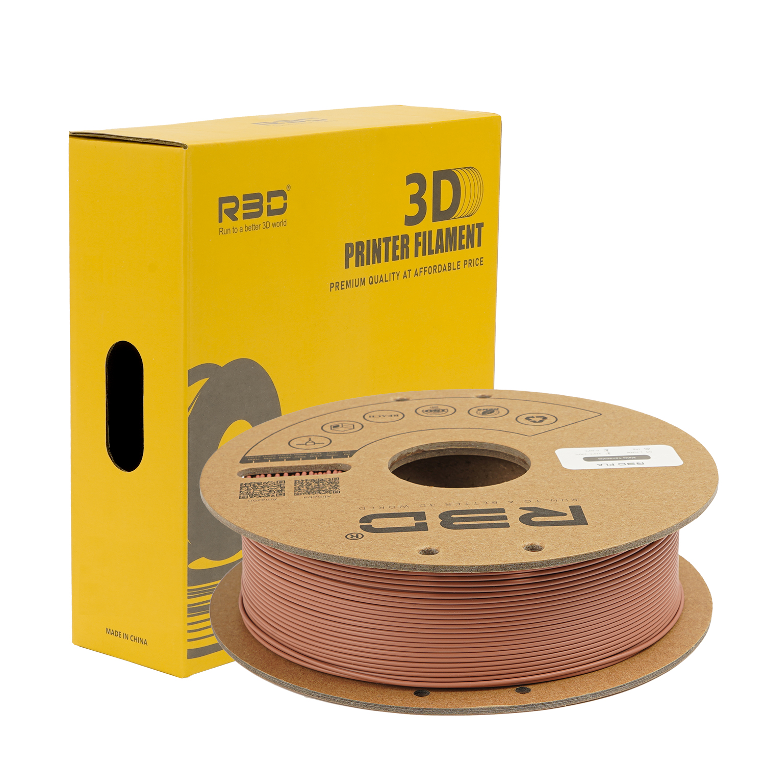R3D PLA Matte 1kg - TERRACOTTA