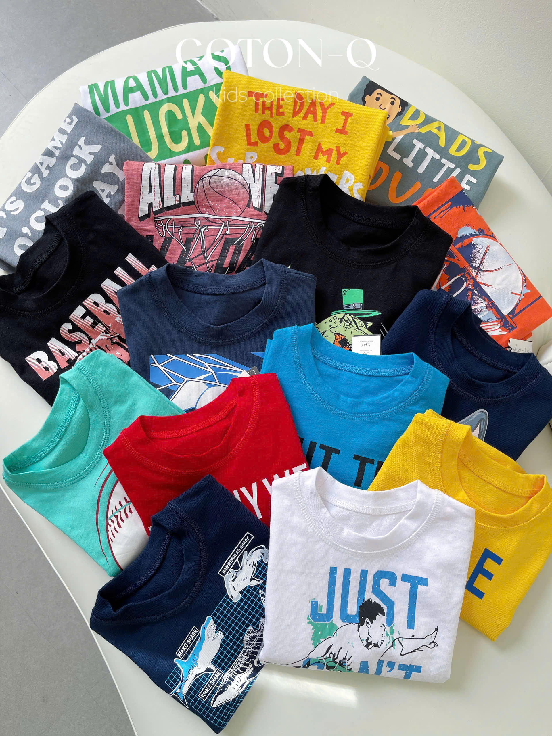 Set 3 áo thun cổ tròn bé ( NGẪU NHIÊN )_thumbnail_2