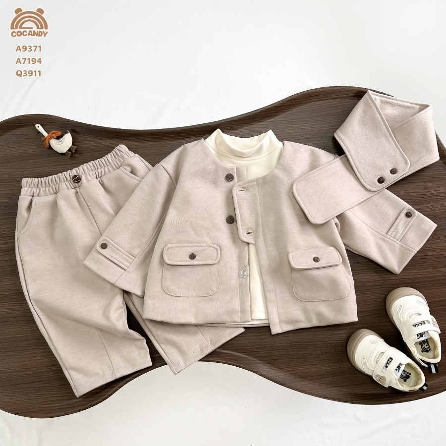 Quần dài NÂU NHẠT  chiết ly_thumbnail_1