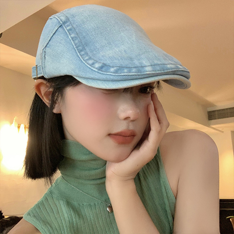 Mũ beret vải bò jeans trẻ trung, cá tính HZ2524_thumbnail_5
