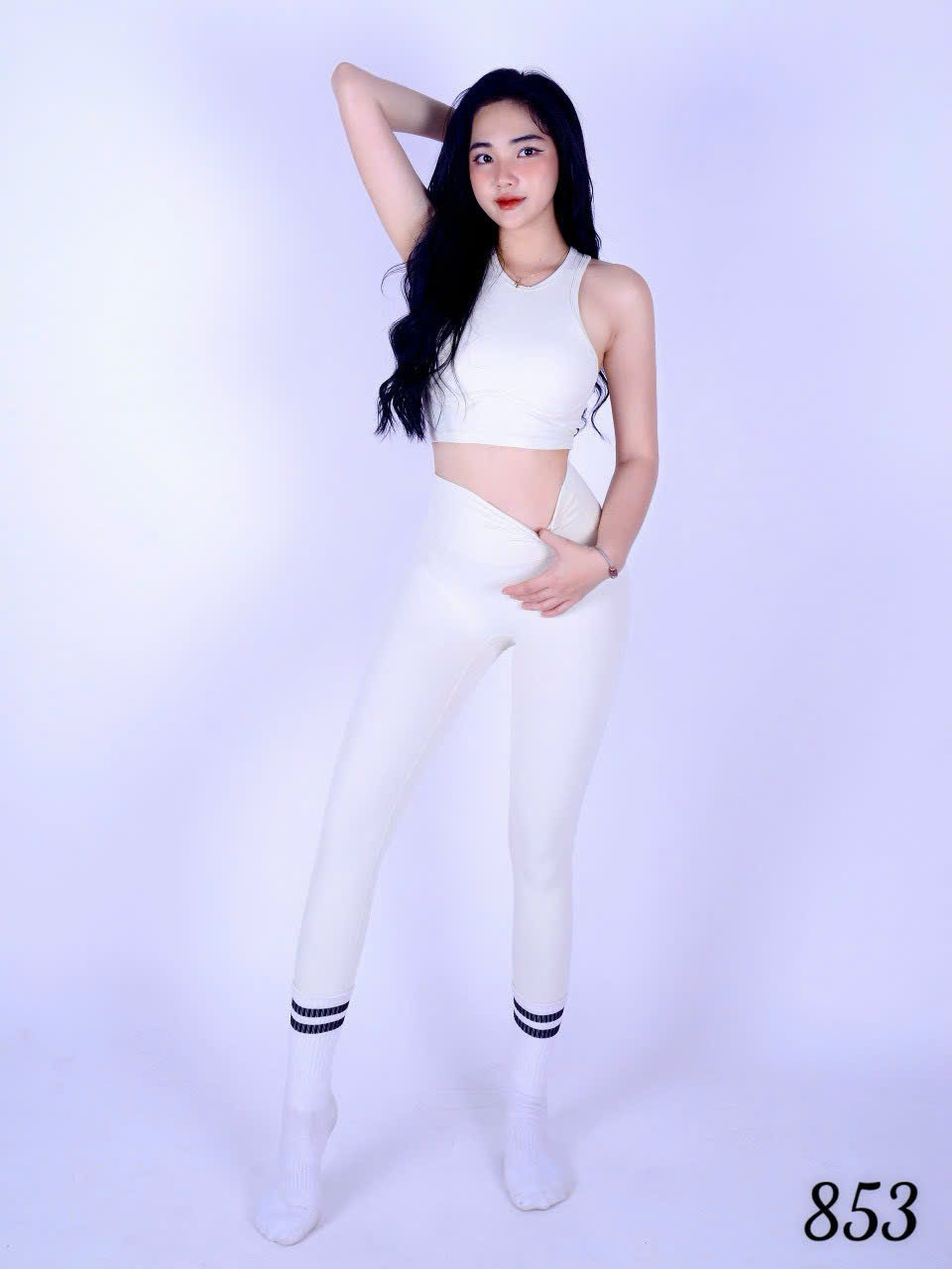 Bộ Quần Áo Thể Thao Tập Gym Yoga Nữ Dáng Dài Lulu Ba Lỗ Cá Tính_thumbnail_6