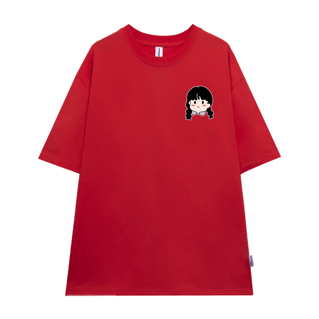 Áo thun cặp đôi cute form rộng unisex ATD1067 Miucho tay lỡ cổ tròn in artwork_thumbnail_18