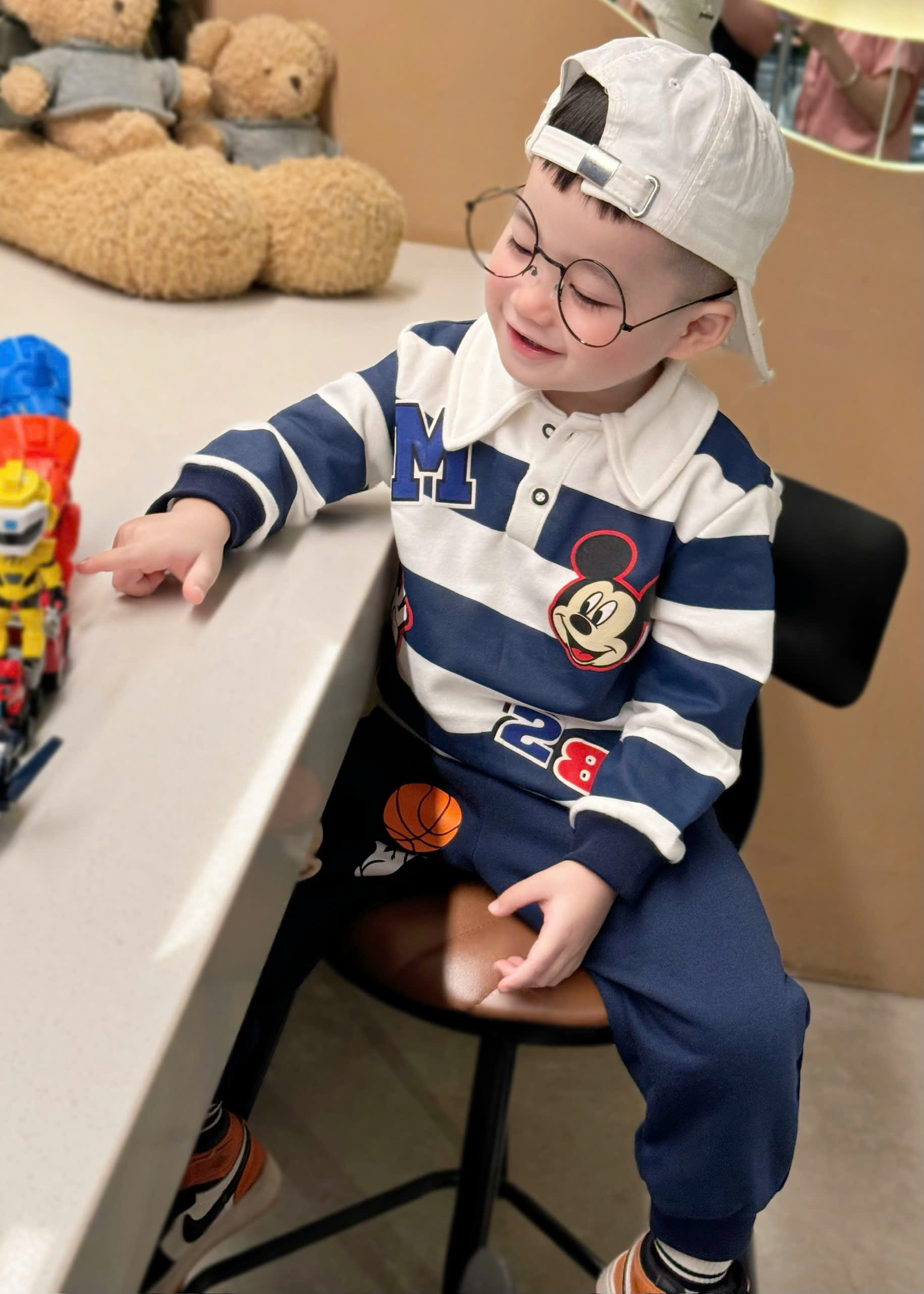 K75 BỘ DÀI TAY MICKEY SỌC SỐ 28- A210.420