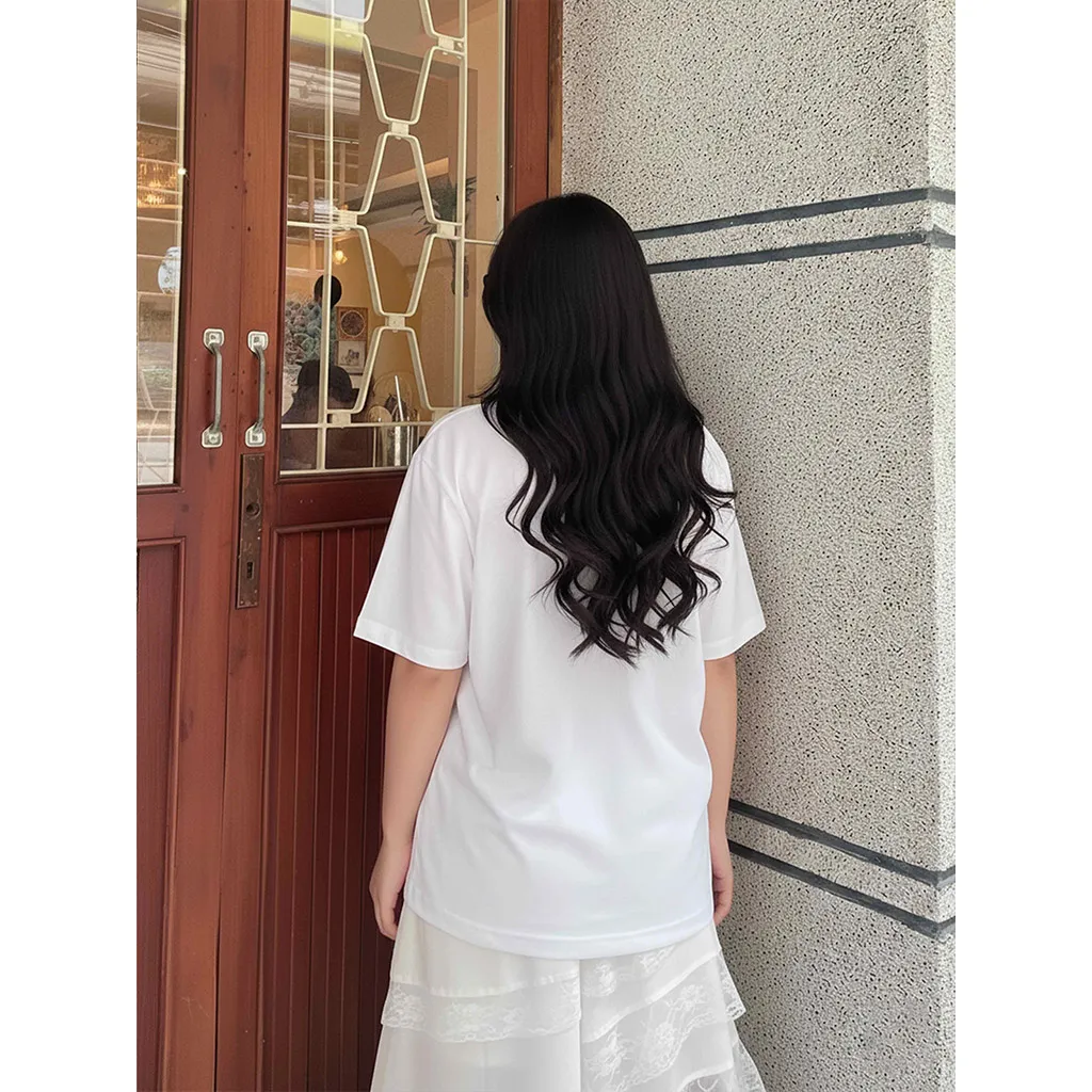 Áo thun form oversize Miucho Club chất vải thoáng mát tay ngắn cổ tròn Thực tập xinh in mix 2861_thumbnail_7