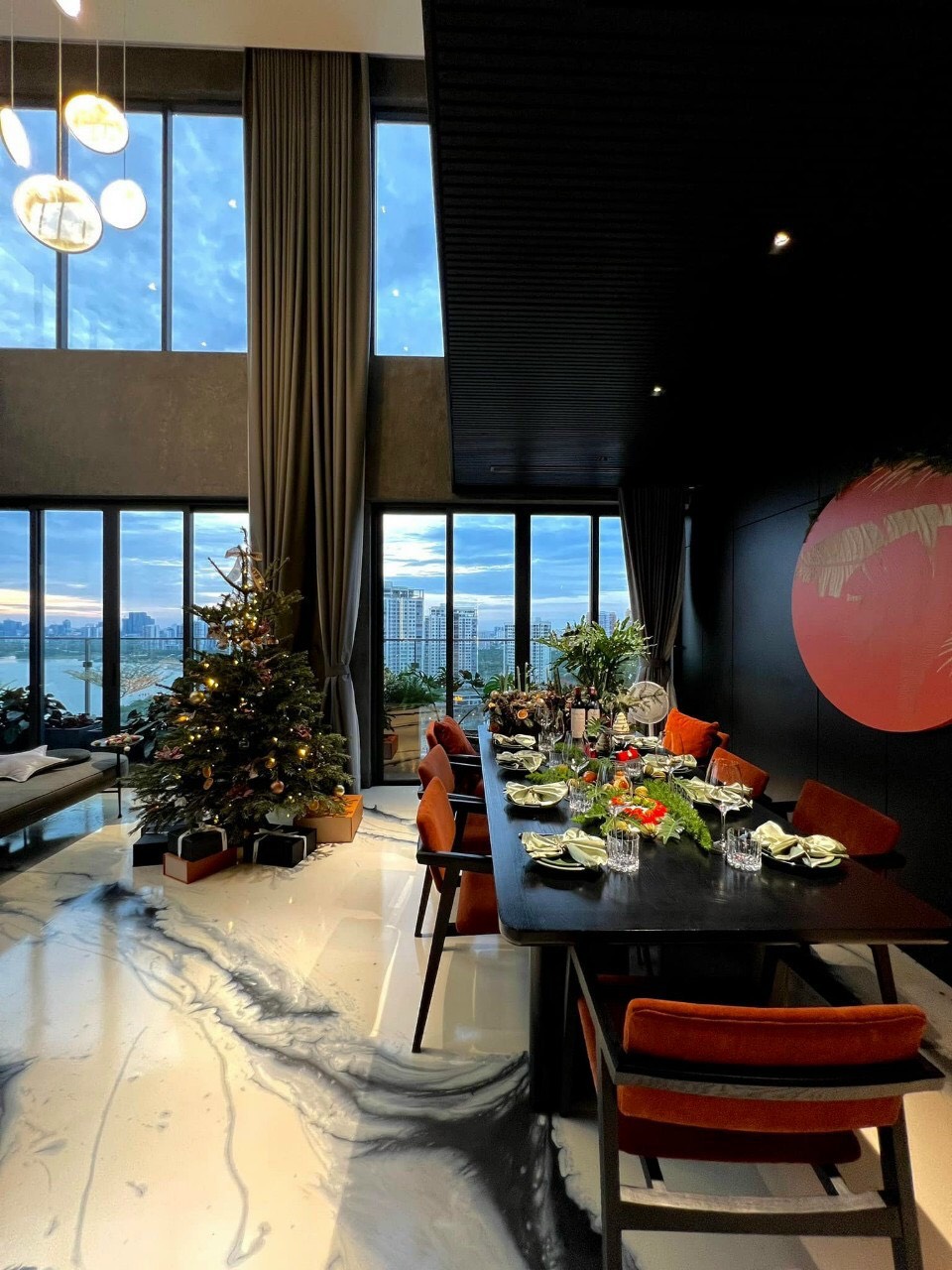 Căn Penthouse 279m2, nội thất như hình cho thuê với giá 92tr/tháng _thumbnail_3