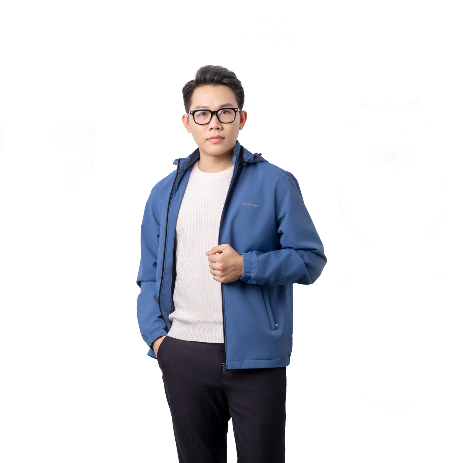 Áo khoác gió Nam cao cấp Mentoris, chống gió chống bụi, giữ nhiệt tốt, thiết kế basic dễ phối đồ, Form chuẩn MAG01