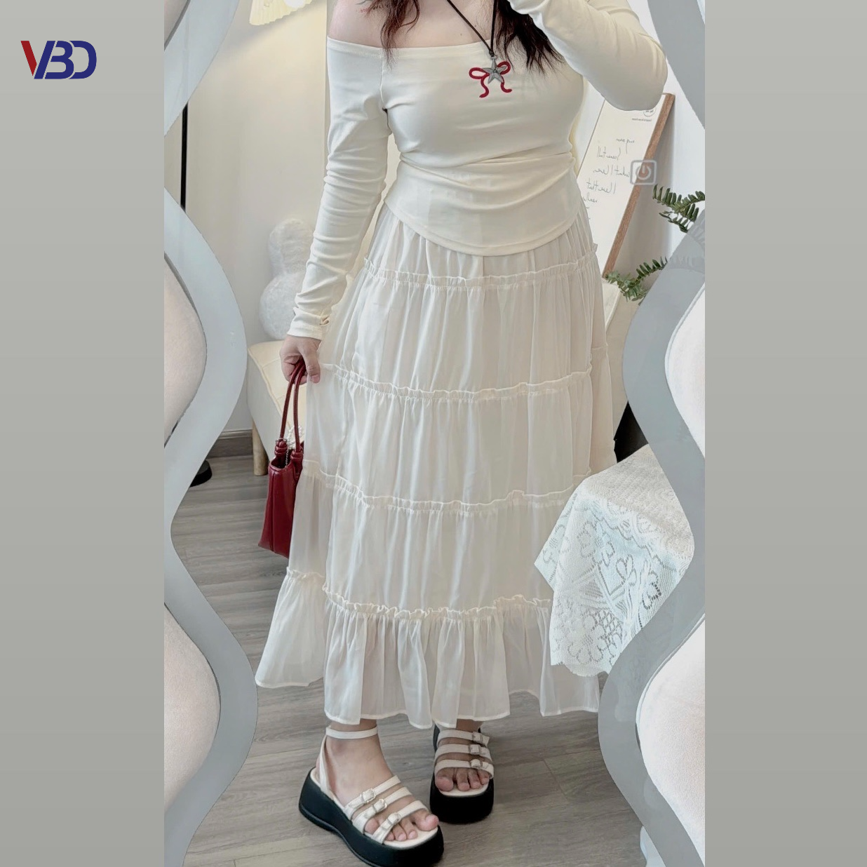 Áo thun trễ vai thêu nơ bigsize AT2024 dành cho nàng béo mập từ 55-90kg_thumbnail_5
