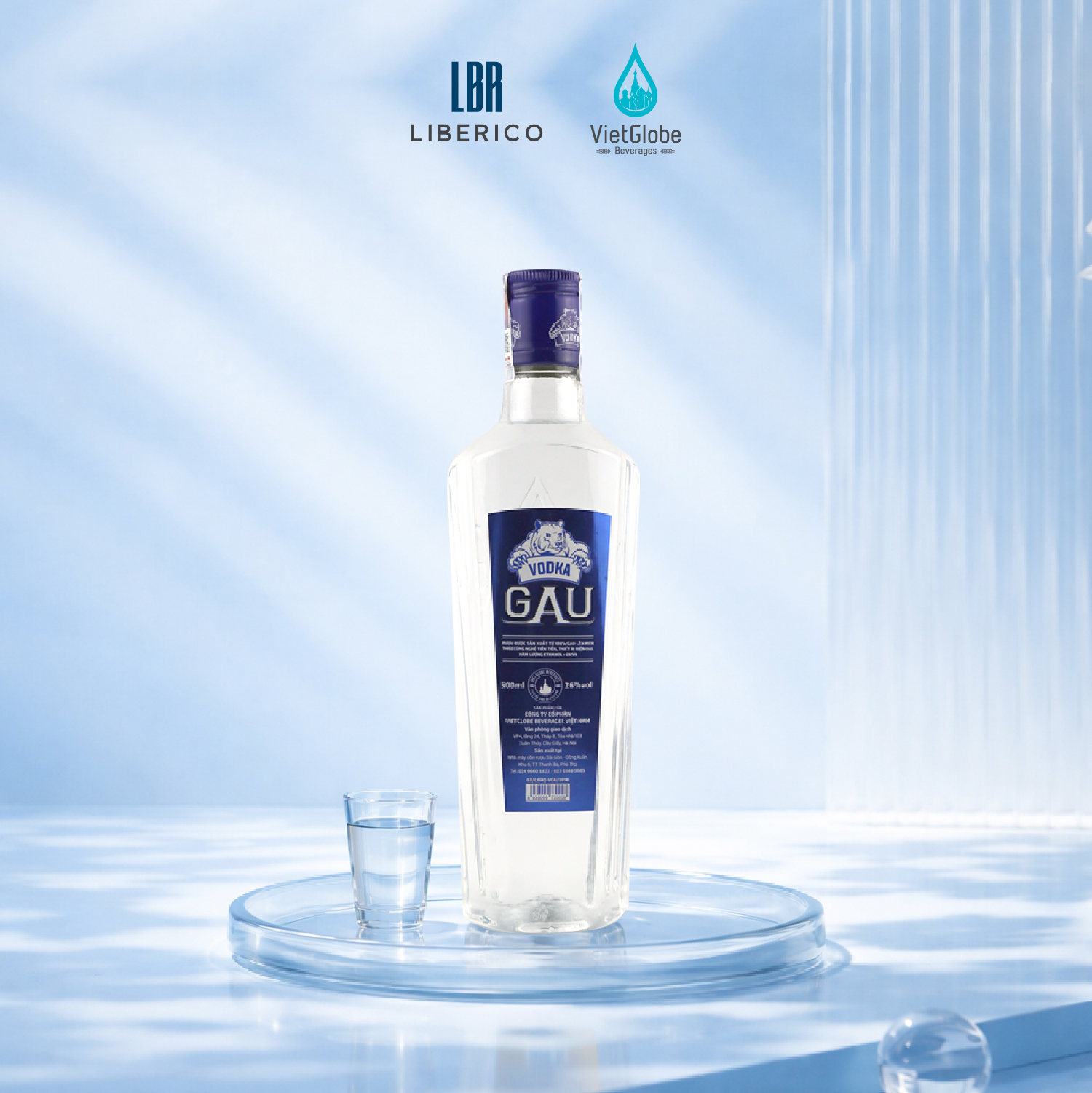 Rượu chai PET Vodka Gấu 26% Vol - 500ml_thumbnail_2
