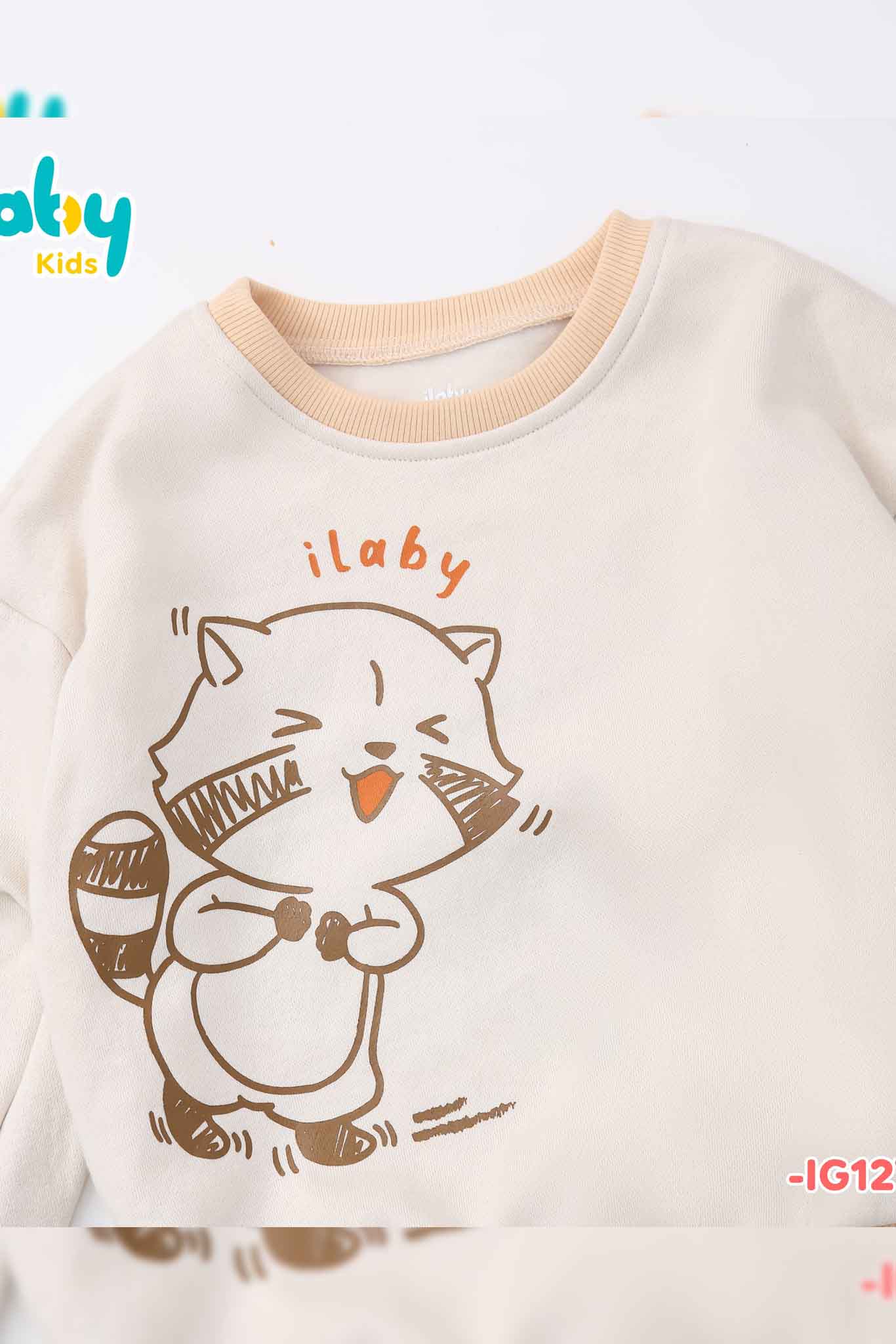 [ Outfit thu đông ] Bộ nỉ bé gái quần sooc in hình_thumbnail_3