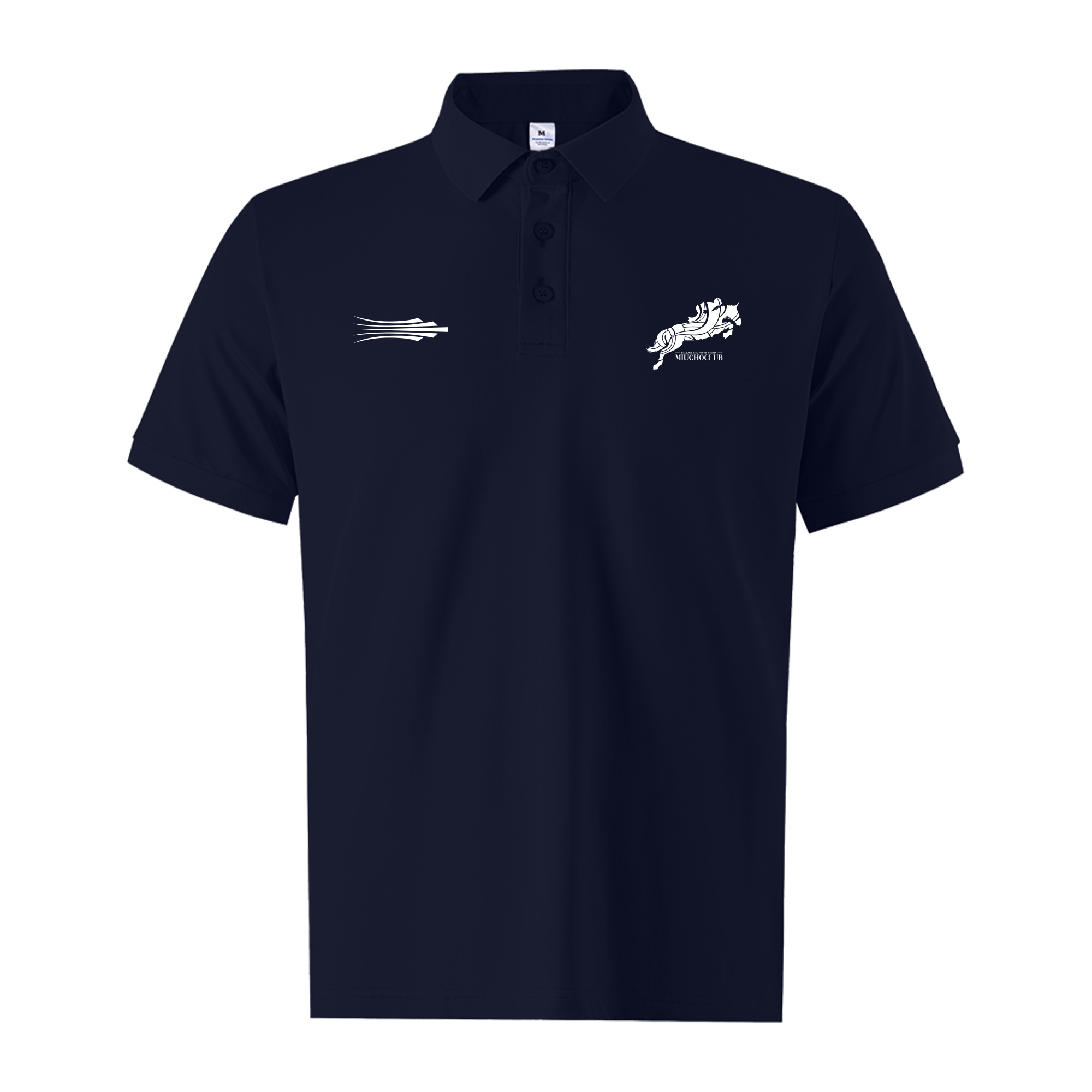 Áo polo nam trẻ trung form vừa 2262 Miucho Iconic vải cá sấu polyester co giãn thoáng mát in mix_thumbnail_13