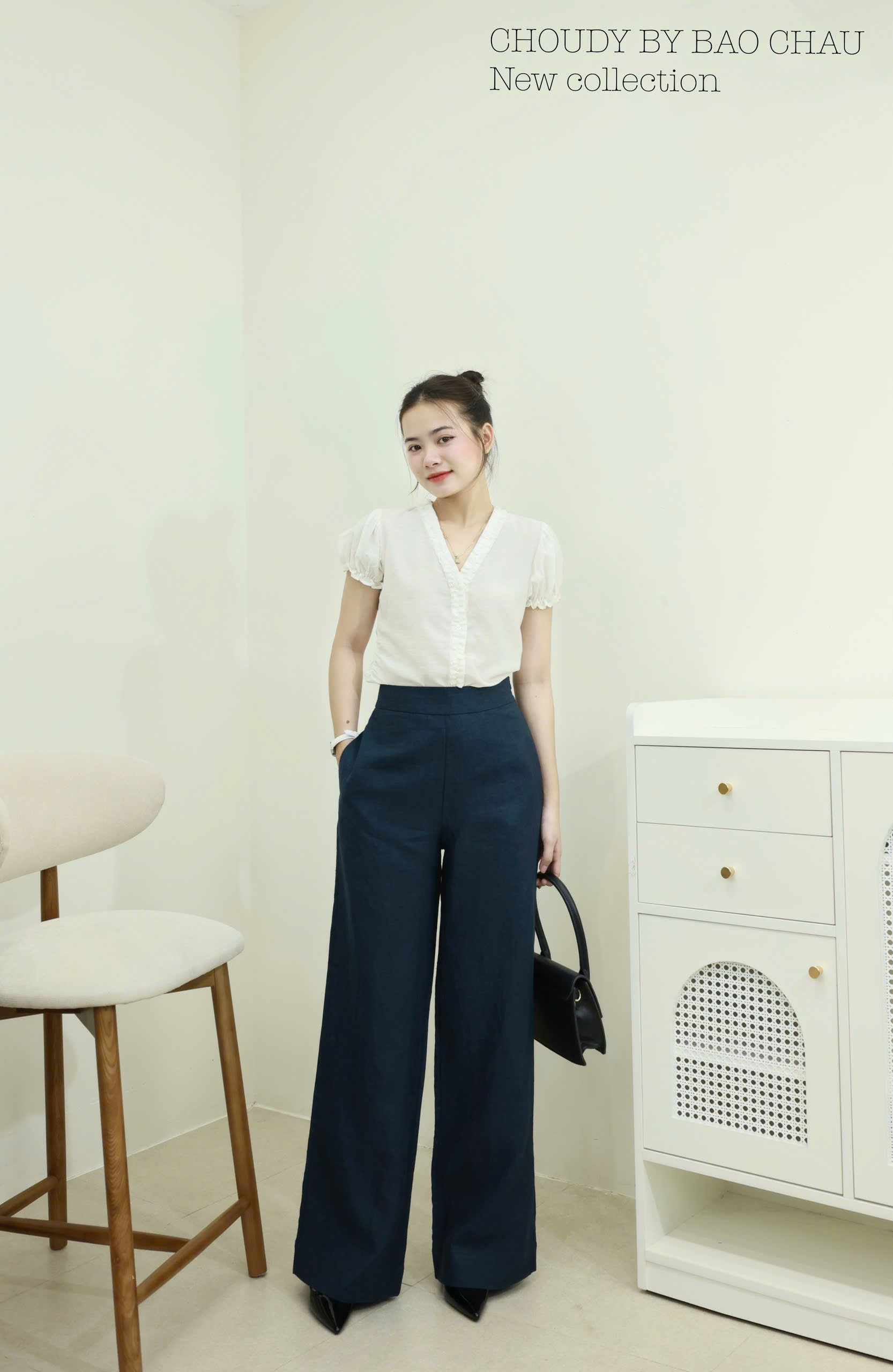 U763 QUẦN SUÔNG LINEN 3 MÀU