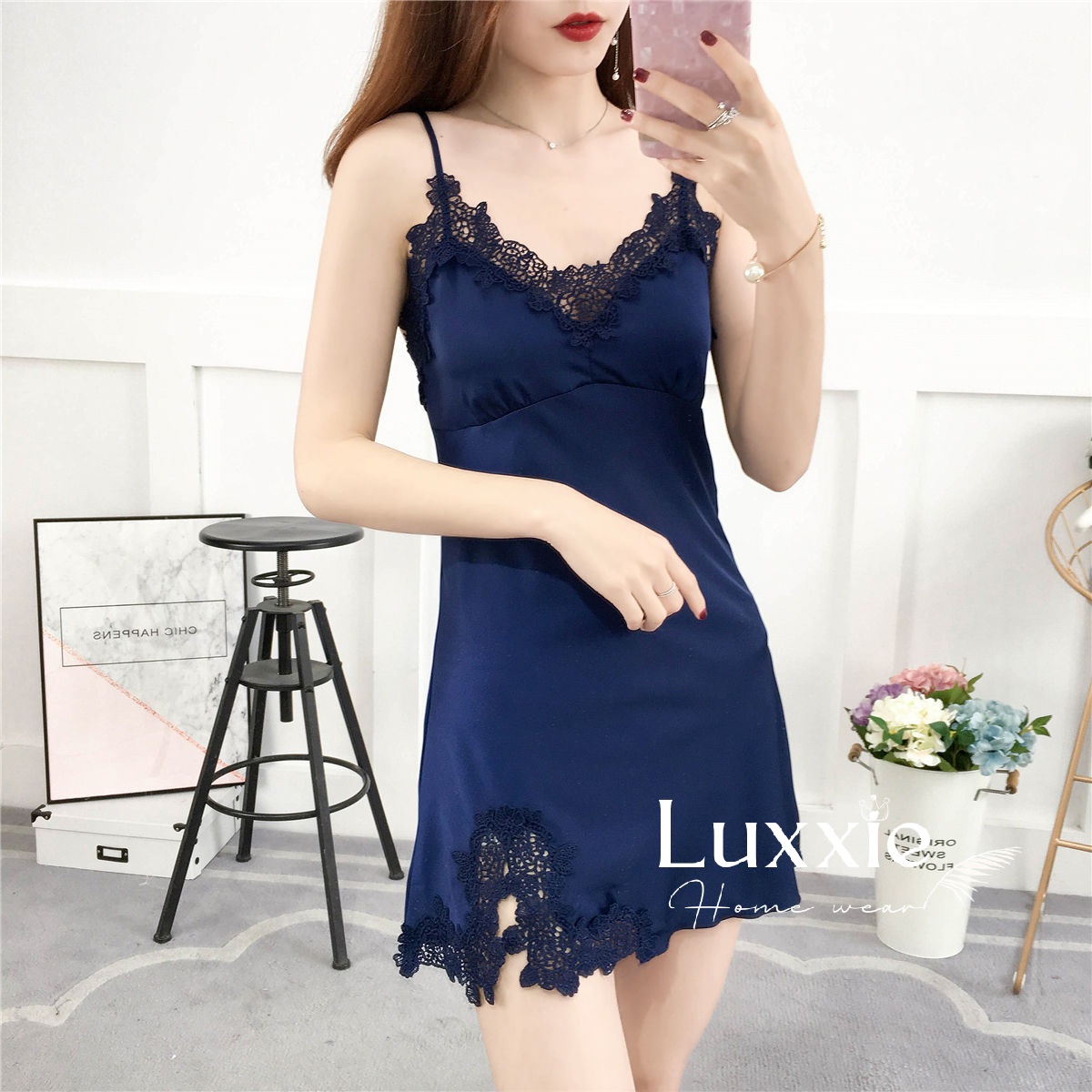 V04 đầm ngủ lụa 2 dây cao cấp_thumbnail_5