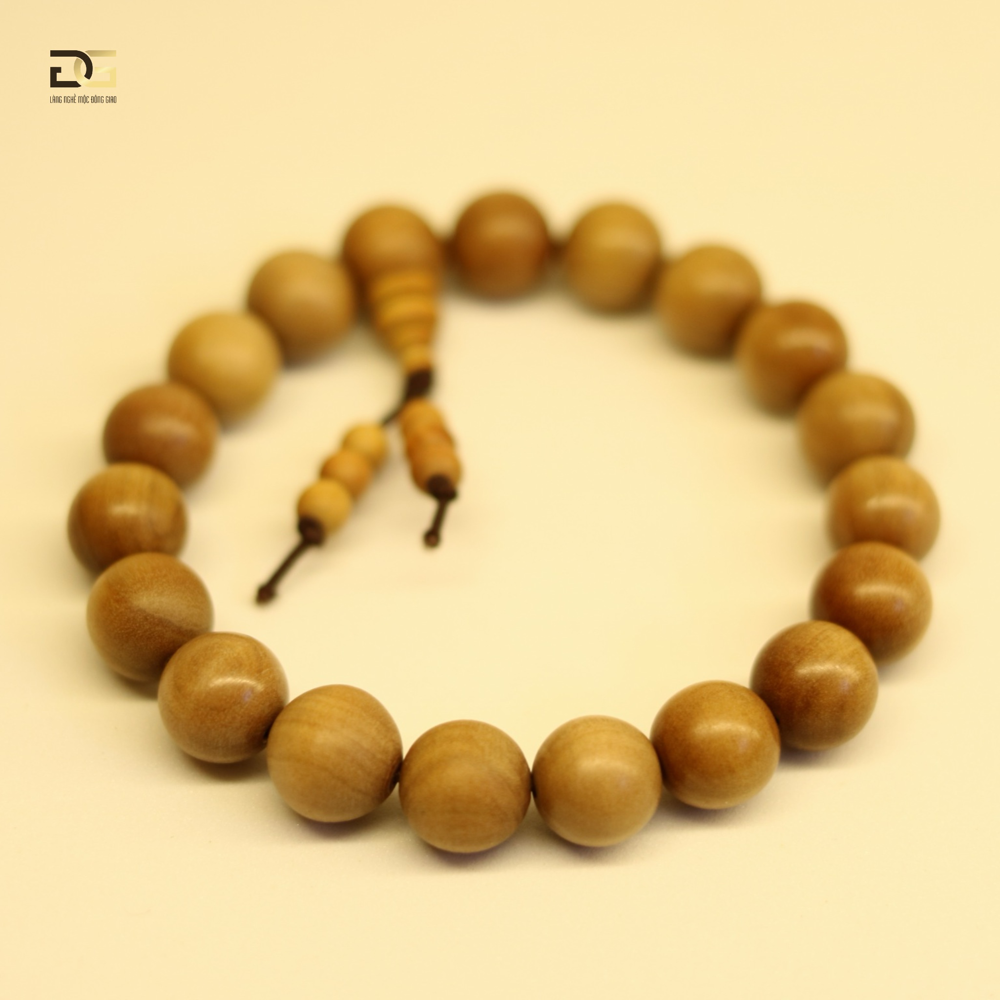 10mm (19 Hạt) Vòng Tay Đàn Hương Rừng Ấn Độ
