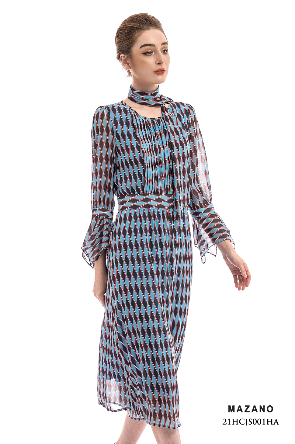 Bộ Áo liền Quần Jumpsuit vải voan in họa tiết cách điệu_thumbnail_2