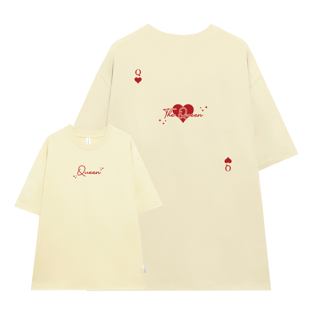 Áo thun cặp nam nữ King Queen form rộng 1838 Miucho vải cotton 4c co giãn thoáng mát in basic_thumbnail_12