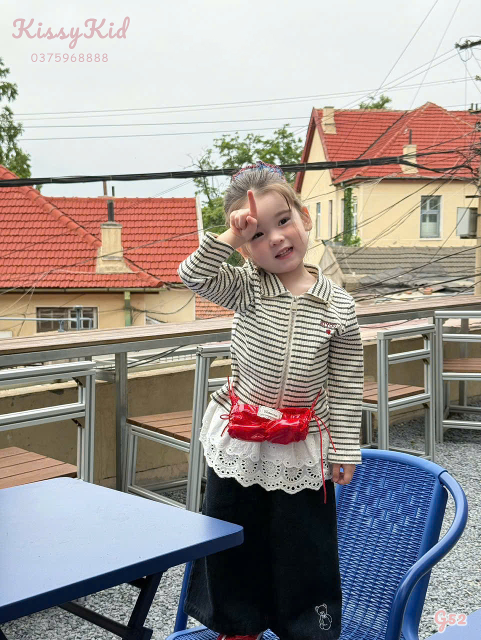 (G52) Áo khoác nỉ mỏng kẻ có khóa kéo Suyou_thumbnail_0