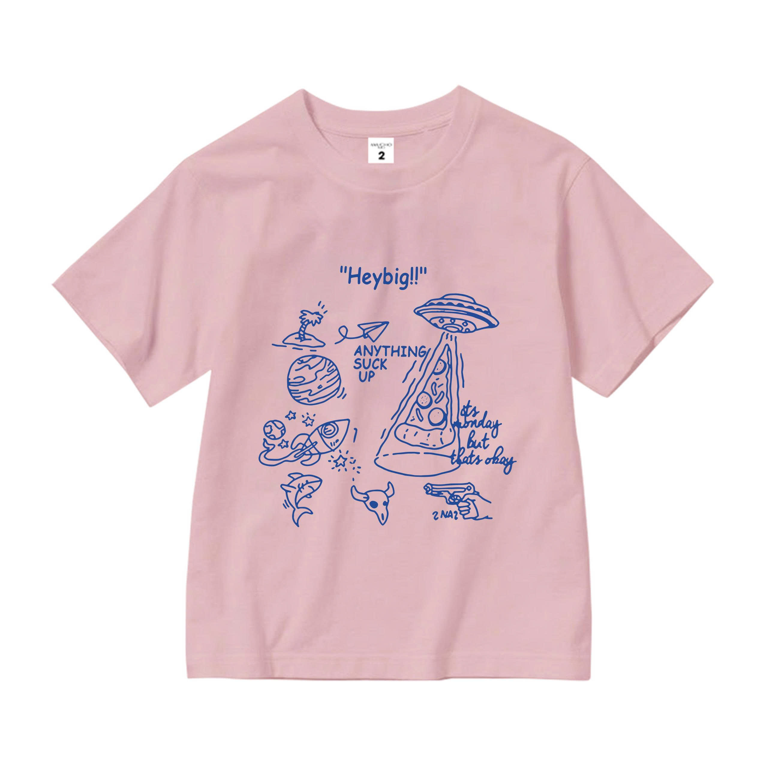 Áo thun cho bé form rộng dáng ngắn AED2277 Miucho vải cotton mềm mại thoáng mát cổ tròn in mix_thumbnail_7