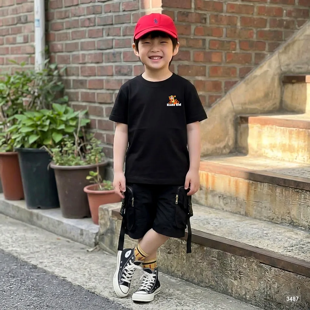 Áo thun kid unisex phong cách Hàn Quốc Kado 3487_thumbnail_5