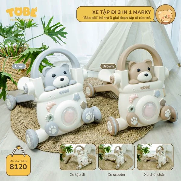 XE TẬP ĐI 3 IN 1 MARKY TOBE