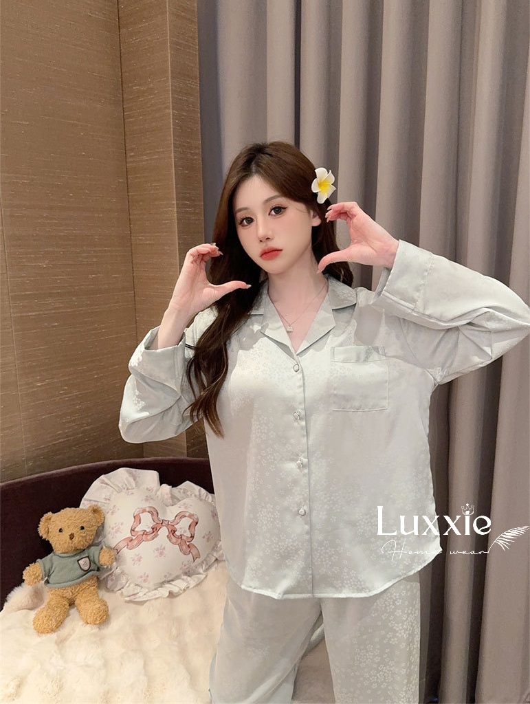 LEDAI04 Pijama lụa xanh hoa nhí_thumbnail_2