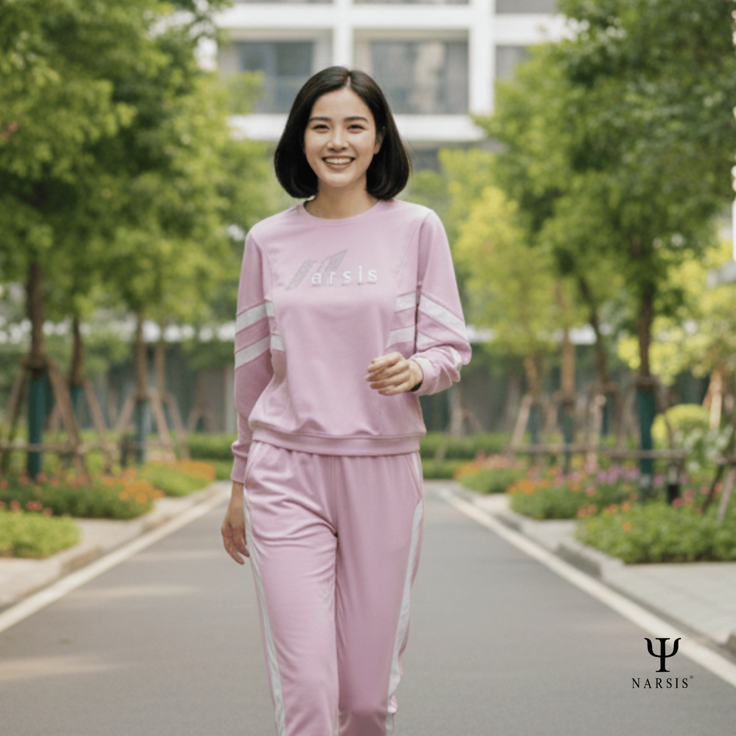 BỘ THU ĐÔNG NỮ M0020 NARSIS VẢI NỈ ẤM ÁP, MỀM MẠI, THÍCH HỢP MÙA ĐÔNG, GIỮ NHIỆT TỐT